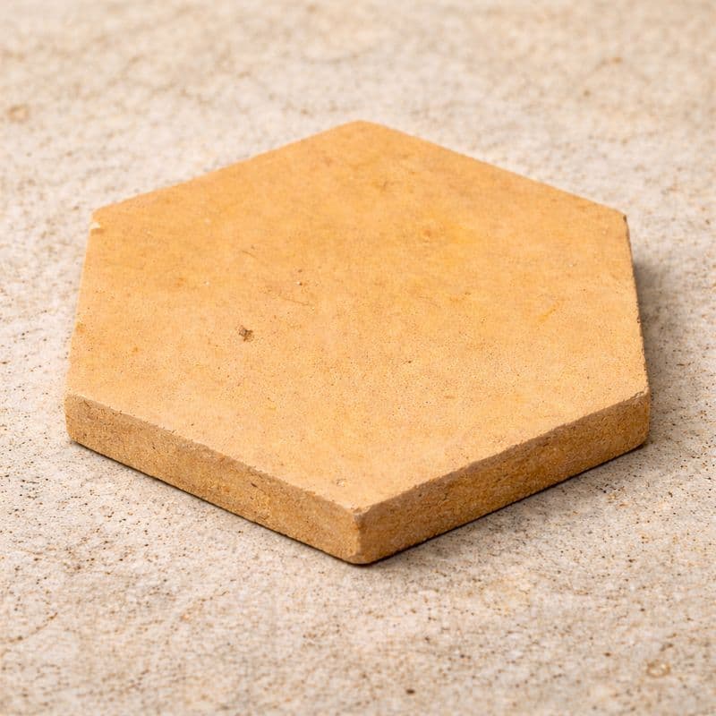 Hexagonal Clay Floor Tile