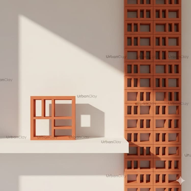 Terracotta screen blocks & Architectural clay Jali India | UrbanClay ...
