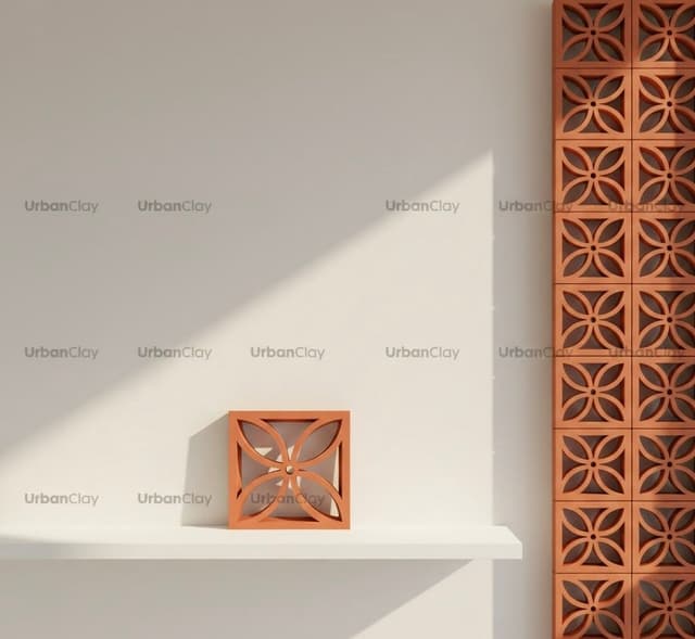Terracotta screen blocks & Architectural clay Jali India | UrbanClay ...